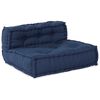 vidaXL Canapé modulaire 4 pcs Indigo tissu