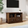 vidaXL Meuble TV ch&ecirc;ne marron 80x35x50 cm bois d'ing&eacute;nierie
