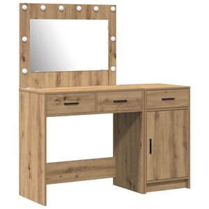 vidaXL Table de Toilette avec tiroir 2 pcs Marron 40 x 41 x 75 cm