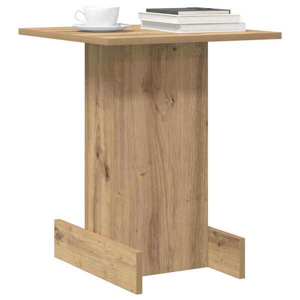 vidaXL Table d'appoint Ch&ecirc;ne artisanal 44,5 x 45 x 55 cm
