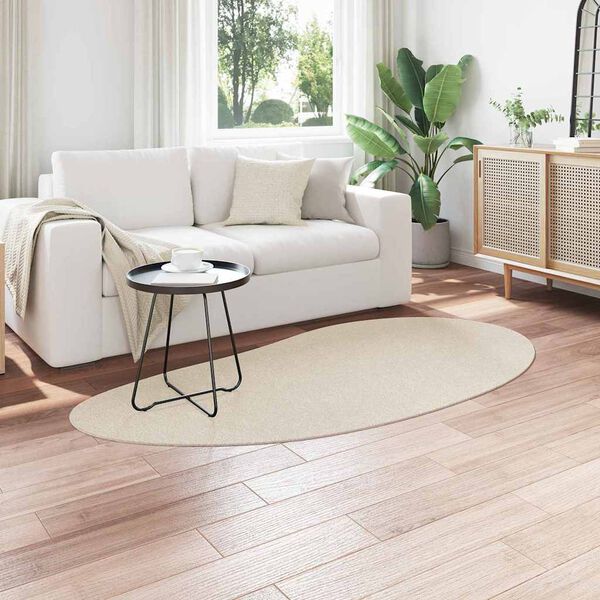 vidaXL Tapis de surface HUARTE Beige 100 x 200 cm Polyester