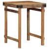 vidaXL Table de salle &agrave; manger Marron 60 x 55 x 76 cm