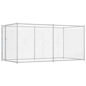 vidaXL Chenil d'ext&eacute;rieur pour chiens 382x192x185 cm
