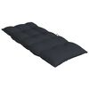 vidaXL Coussins de chaise à dossier haut lot de 6 noir tissu oxford