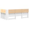 vidaXL Tête de lit de rangement Blanc 80 cm Bois d'ingénierie