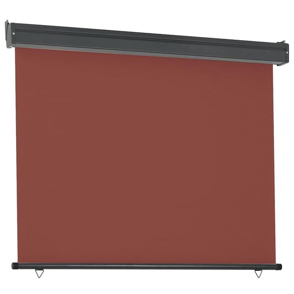 vidaXL Auvent lat&eacute;ral de balcon 125x250 cm Marron