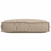 vidaXL Coussin Taupe 60 x 40 x 8 cm Tissu Oxford