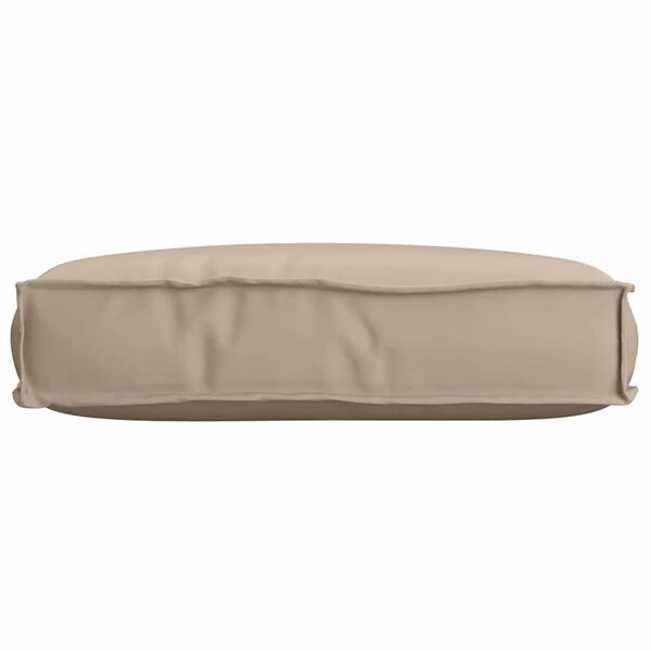 vidaXL Coussin Taupe 60 x 40 x 8 cm Tissu Oxford