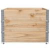 vidaXL Colliers de palette 3 pcs 120x80 cm bois de pin solide
