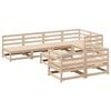 vidaXL Salon de jardin 8 pcs bois de pin massif