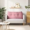 vidaXL Coussin de Dos Rose 120 x 24 x 50 cm Velours
