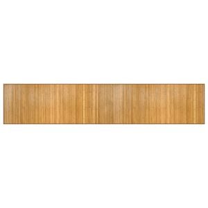 vidaXL Tapis rectangulaire naturel 80x400 cm bambou