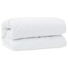 vidaXL Couette avec Oreillers avec oreiller 3 pcs Blanc Microfibre