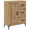 vidaXL Haut Armoire avec tiroir Ch&ecirc;ne artisanal 69,5 x 34 x 180 cm