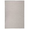 vidaXL Tapis &agrave; tissage plat d'ext&eacute;rieur 140x200 cm gris clair
