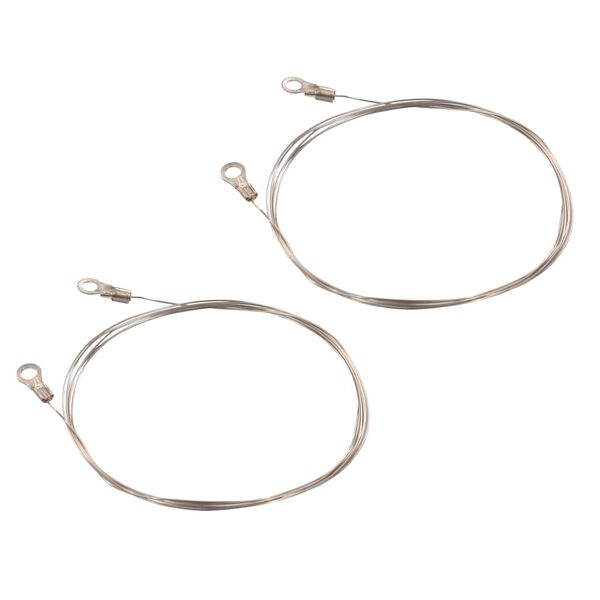 vidaXL Fils de coupe pour cutter &agrave; mousse 2 pcs 137 cm