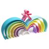 d&euml;na Ensemble de jouets en silicone arc-en-ciel Pastel 12 pcs