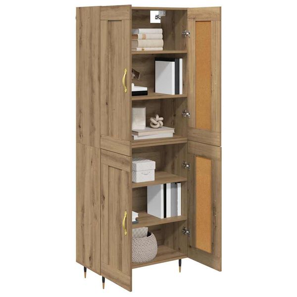 vidaXL Haut Armoire Ch&ecirc;ne artisanal 69,5 x 34 x 90 cm