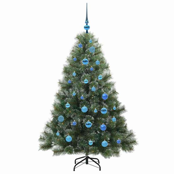 vidaXL Sapin de No&euml;l artificiel avec 150 LED Vert 150 cm PE et PVC