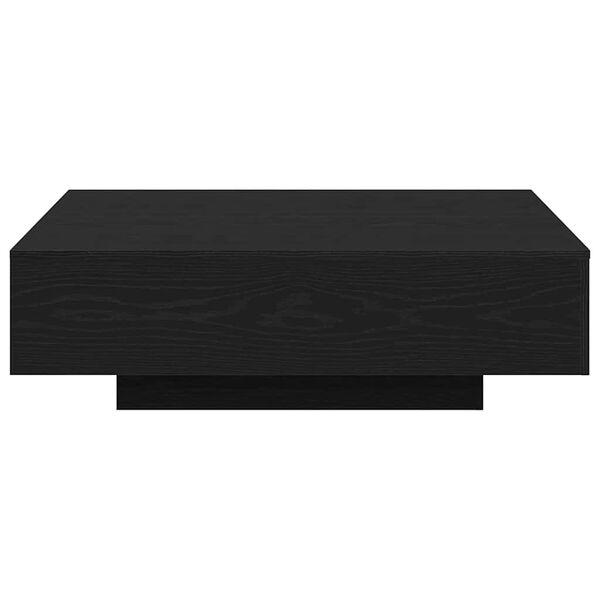 vidaXL Table basse Ch&ecirc;ne noir 100 x 100 x 31 cm