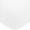 vidaXL Coussin de sommeil Uni Blanc 60 x 40 x 10 cm