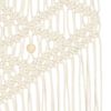 vidaXL Cintre mural en macramé 40x80 cm Coton