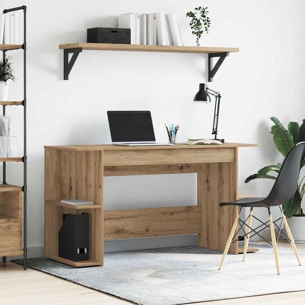 vidaXL Bureau Autre ch&ecirc;ne artisanal 140 x 50 x 75 cm Bois d'ing&eacute;nierie
