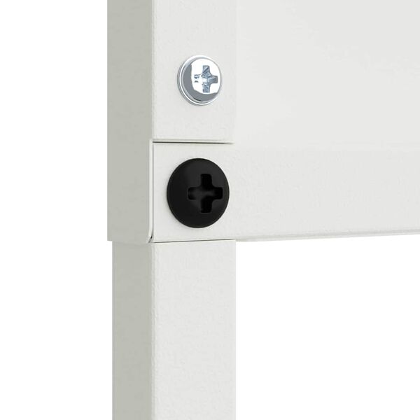 vidaXL &Eacute;cran de confidentialit&eacute; de jardin Fretwork Blanc 50 x 140 cm