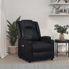 vidaXL Fauteuil &eacute;lectrique de massage Noir Similicuir