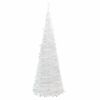 vidaXL Sapin de No&euml;l artificiel escamotable 50 LED blanc 120 cm