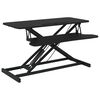 vidaXL Bureau de travail r&eacute;glable 90x40x(13-50) cm Acier et bois