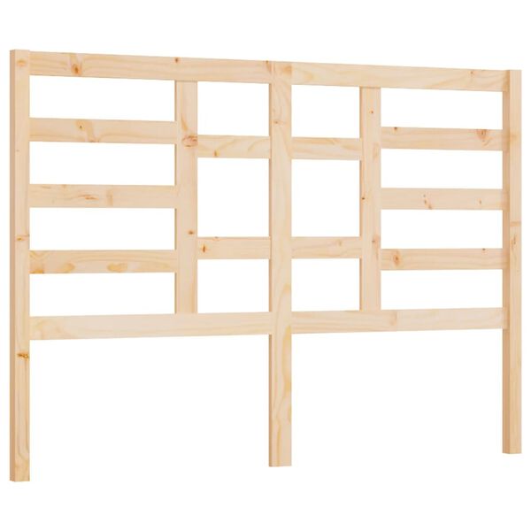 vidaXL T&ecirc;te de lit 126x4x104 cm Bois massif de pin