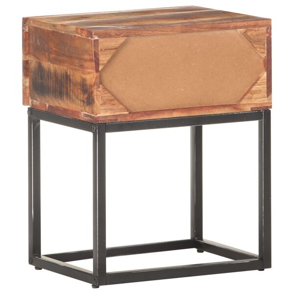 vidaXL Table de chevet 40x30x50 cm Bois d'acacia brut