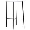 vidaXL Ensemble de bar 5 pcs Tissu Noir