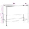 vidaXL Bac de jardin sur&eacute;lev&eacute; Argent 60 x 26 x 45 cm Acier inoxydable