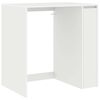 vidaXL Armoire pour machine &agrave; laver avec porte Blanc 87 x 60 x 89 cm