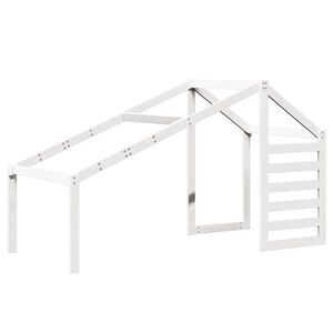 vidaXL Toit de lit pour enfants blanc 198x87x113 cm bois de pin massif