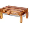 vidaXL Table basse Bois massif