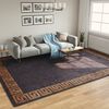 vidaXL Tapis lavable noir et dor&eacute; 400x300 cm