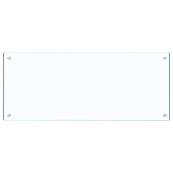 vidaXL Dosseret de cuisine Transparent 100x40 cm Verre trempé