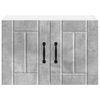 vidaXL Armoires murales de cuisine 2 pcs Gris b&eacute;ton 60 x 31 x 40 cm