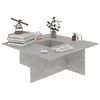vidaXL Table basse Gris b&eacute;ton 79,5x79,5x30 cm bois d'ing&eacute;nierie