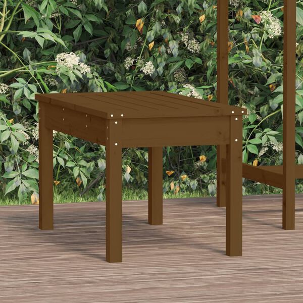 vidaXL Banc de jardin marron miel 80x44x45 cm bois de pin massif