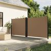 vidaXL Auvent lat&eacute;ral r&eacute;tractable taupe 160x1000 cm
