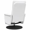 vidaXL Fauteuil de massage inclinable Blanc 71 x 90 x 105 cm