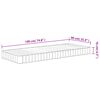 vidaXL Matelas en mousse moyennement doux 90x190 cm