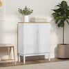 vidaXL Buffet Blanc 70 x 30 x 70,5 cm Bois de Pin Massif