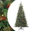 vidaXL Sapin de Noël Artificiel à Branches Articulées Vert 210 cm