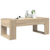 vidaXL Table basse Ch&ecirc;ne Sonoma 110 x 50 x 41 cm Bois d'ing&eacute;nierie