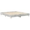 vidaXL Cadre de lit sans matelas gris b&eacute;ton 160x200 cm bois ing&eacute;nierie